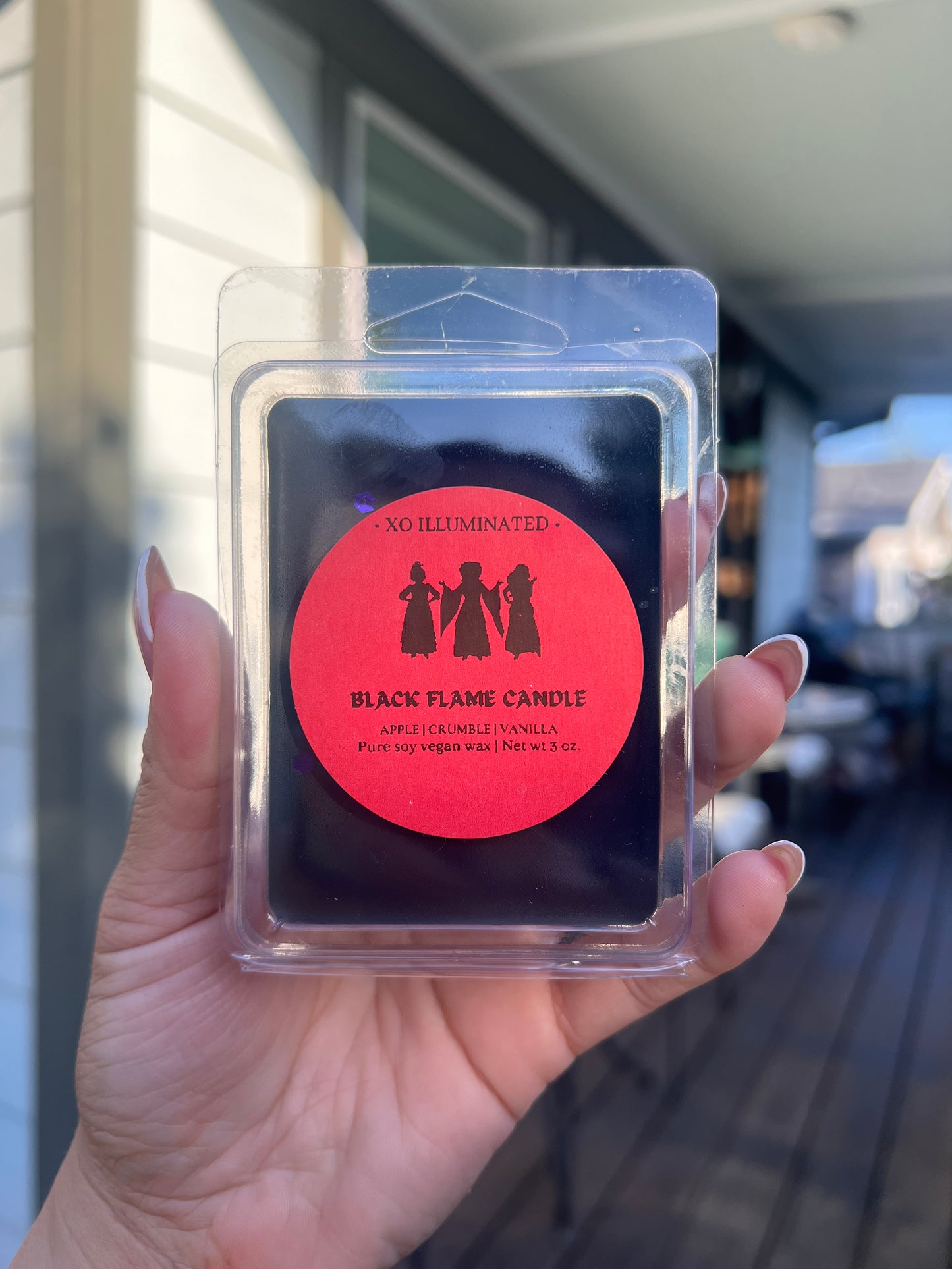 Spooktacular Black Flame Candle Wax Melts