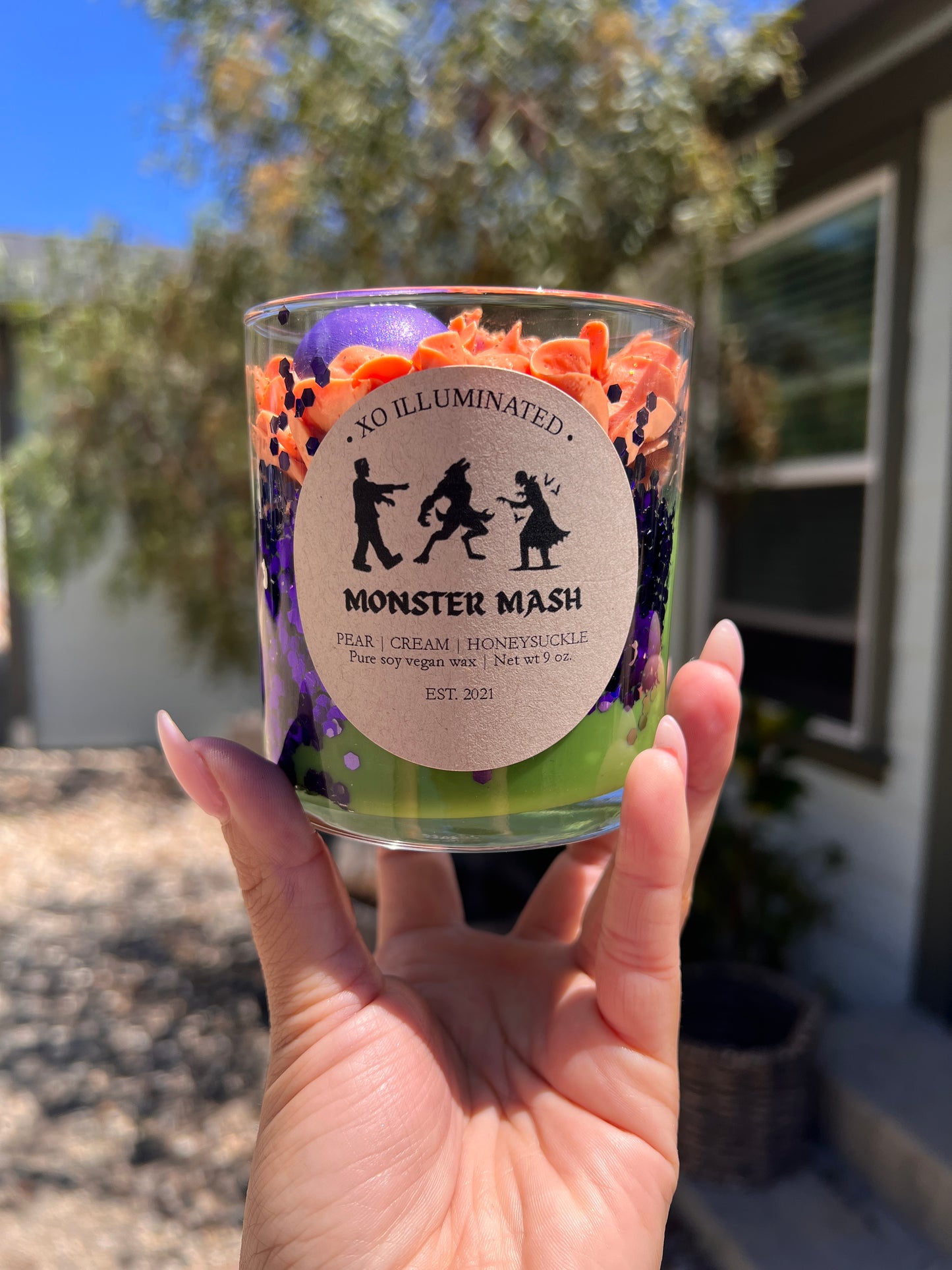 Spooktacular Monster Mash Candle