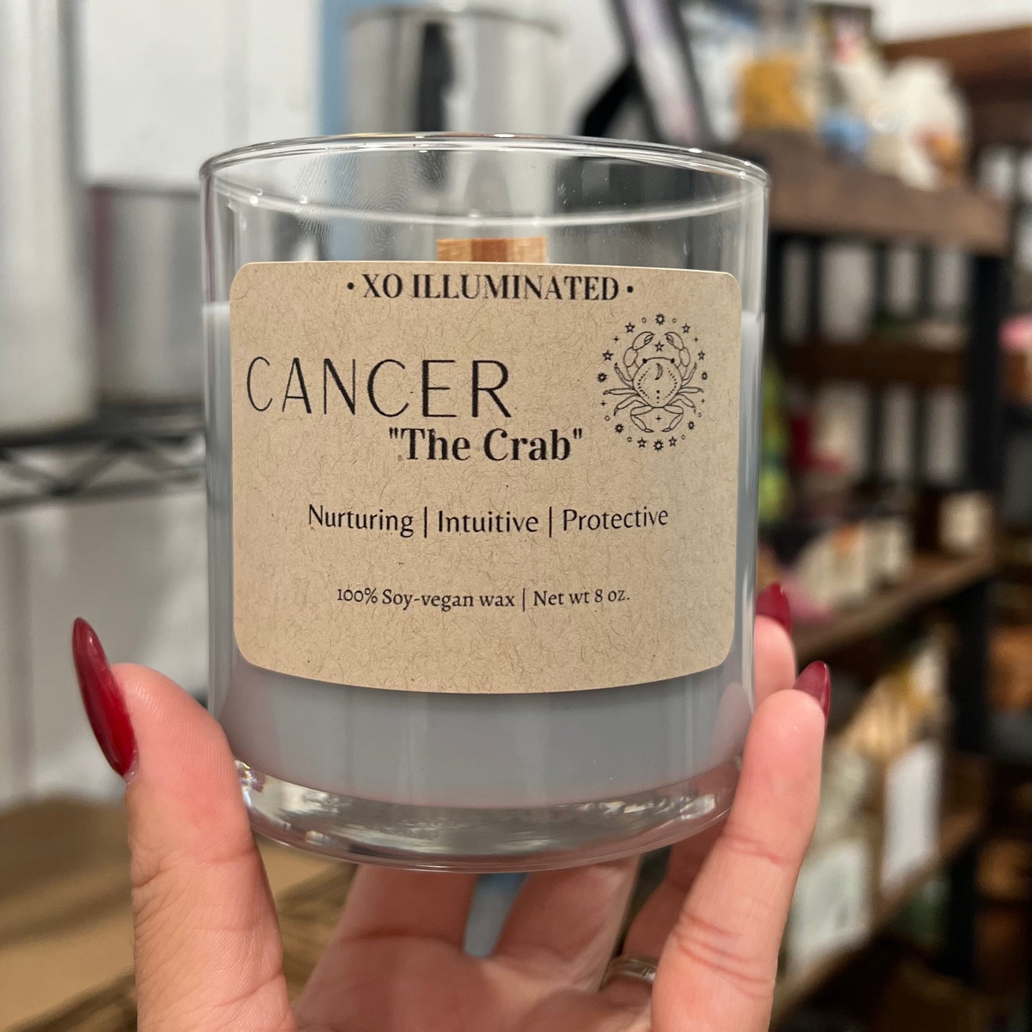 Cancer Zodiac Candle