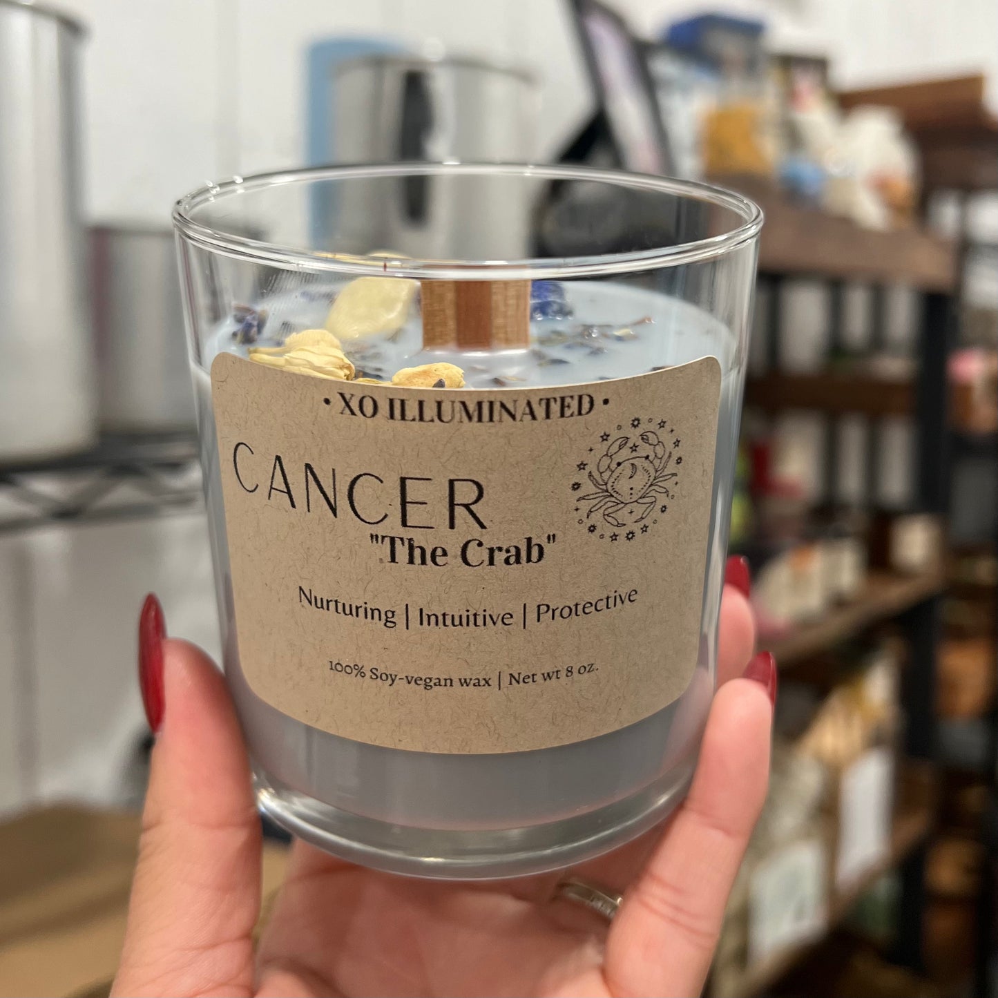 Cancer Zodiac Candle