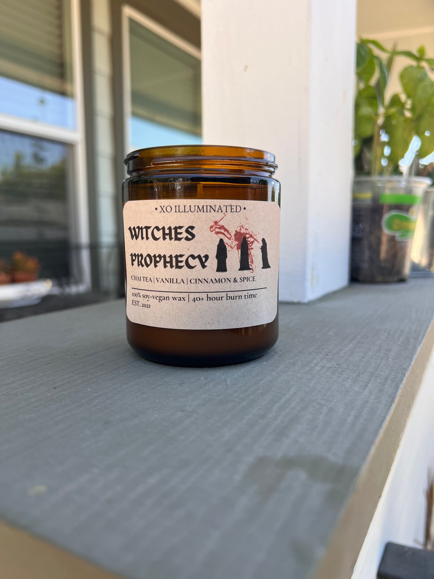 Spooktacular Witches Prophecy Candle