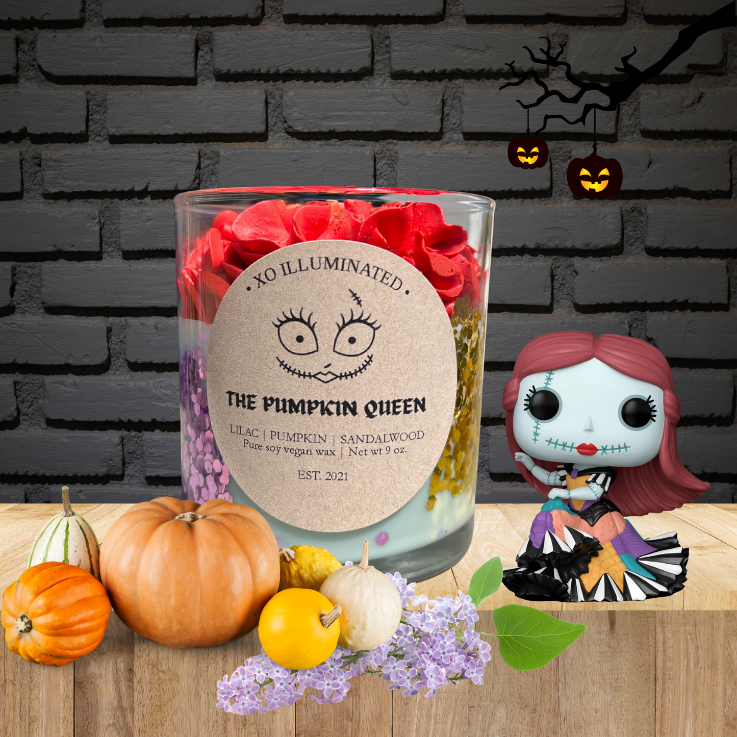 Spooktacular The Pumpkin Queen Candle