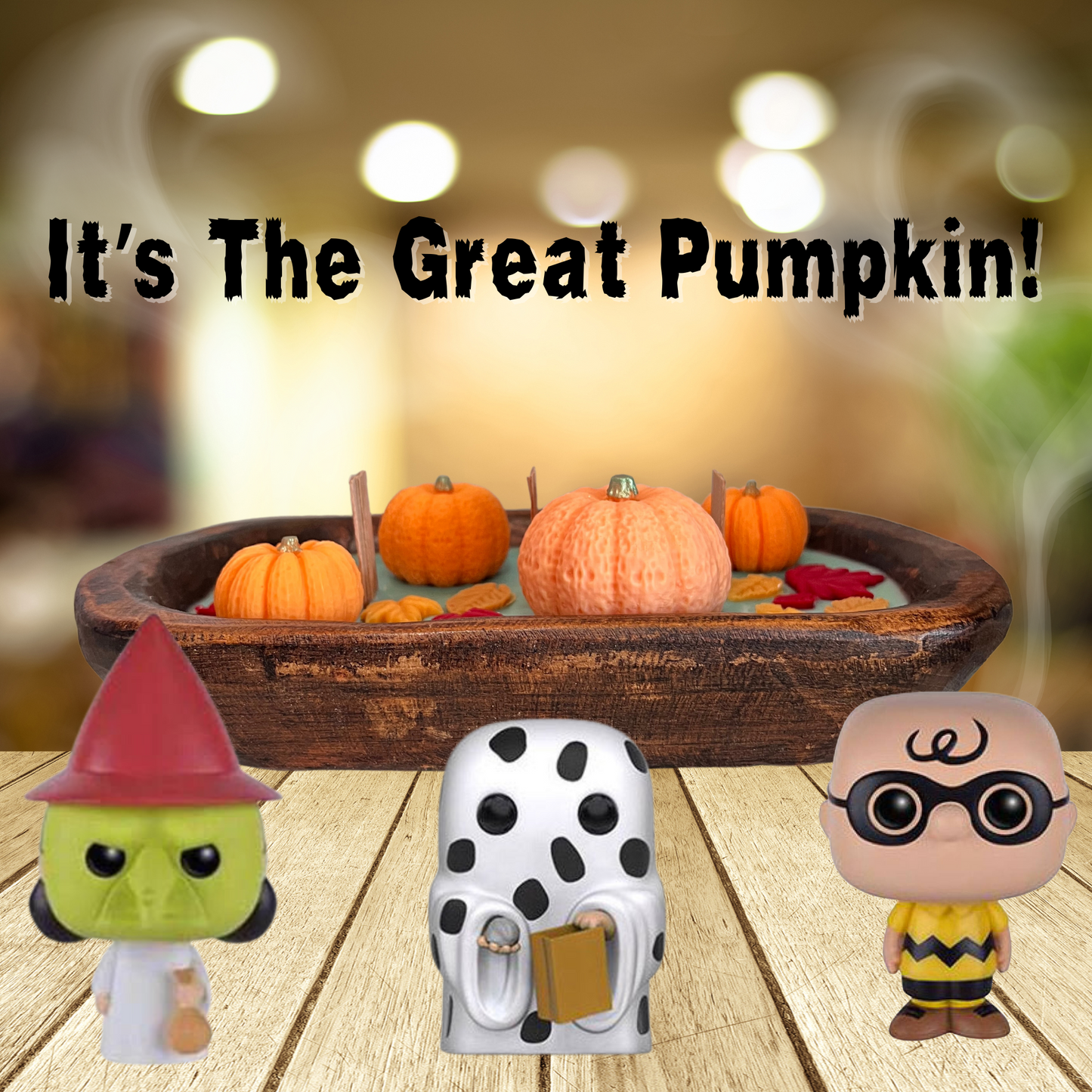 PRE-ORDER Spooktacular The Great Pumpkin Dough Bowl Candle