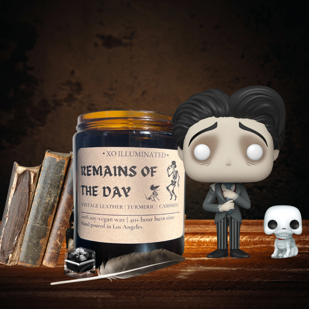 Spooktacular Remains of The Day Candle