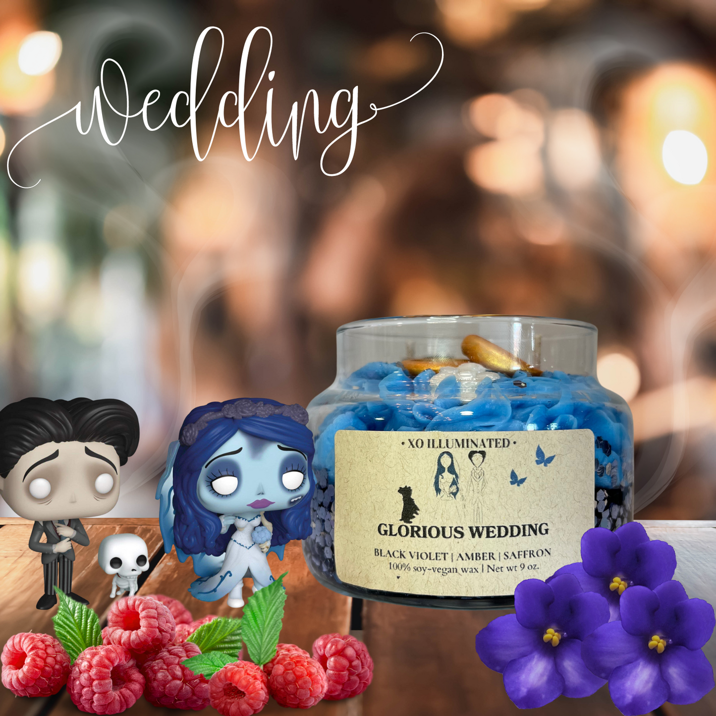 Spooktacular Glorious Wedding Candle