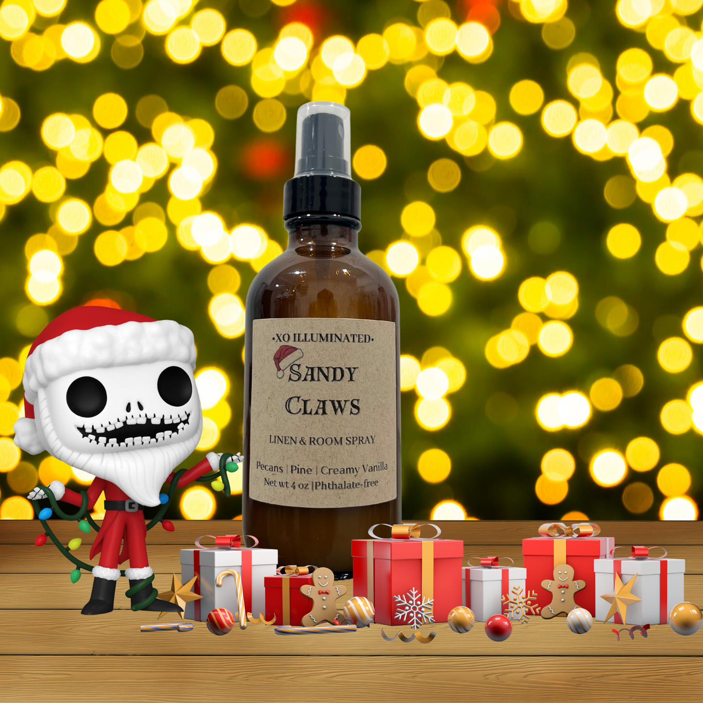 Christmassy Sandy Claws Room/Linen Spray