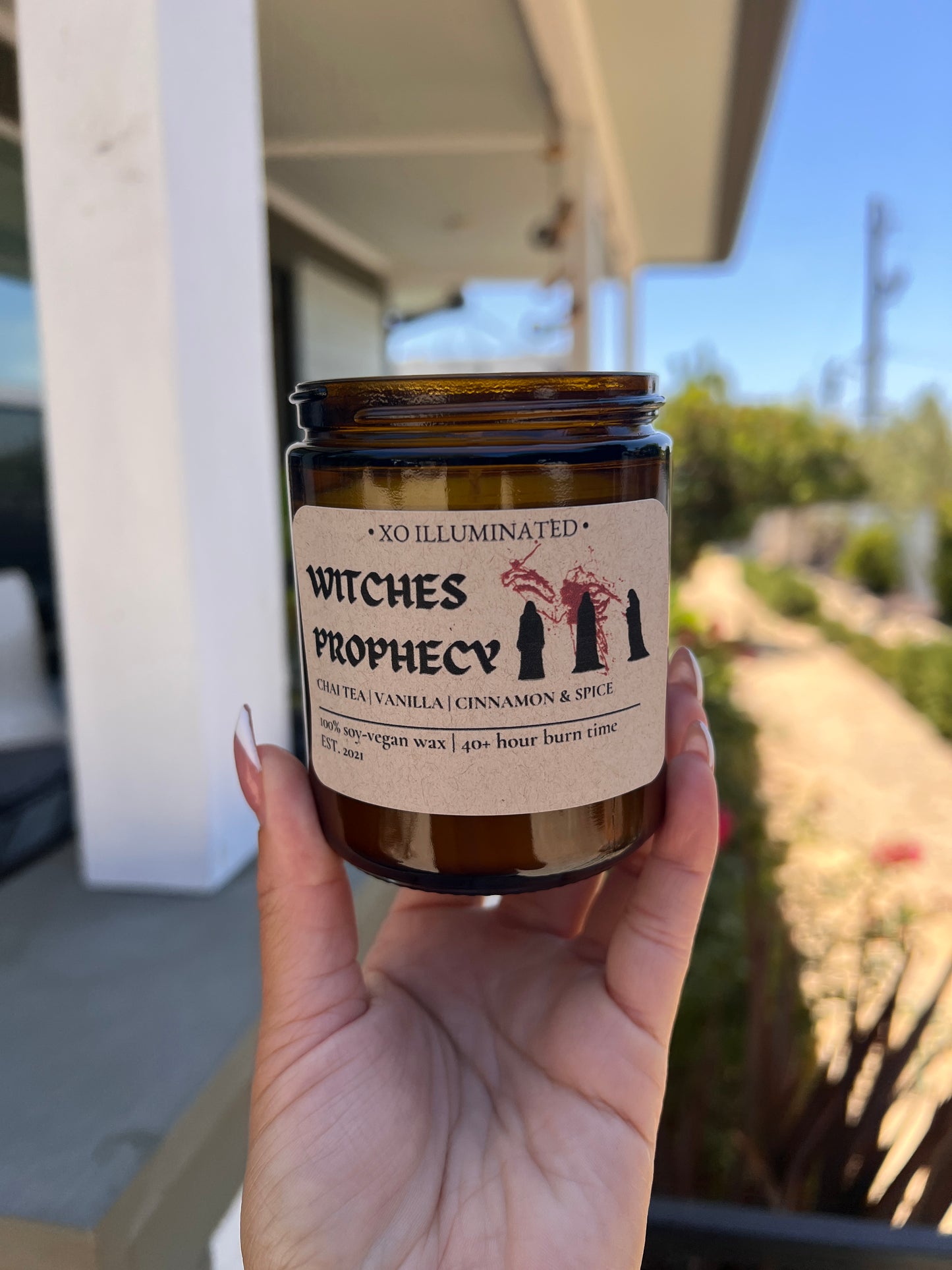 Spooktacular Witches Prophecy Candle