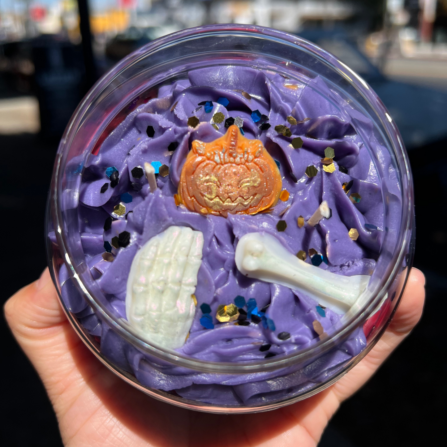 Spooktacular Halloween Town Candle