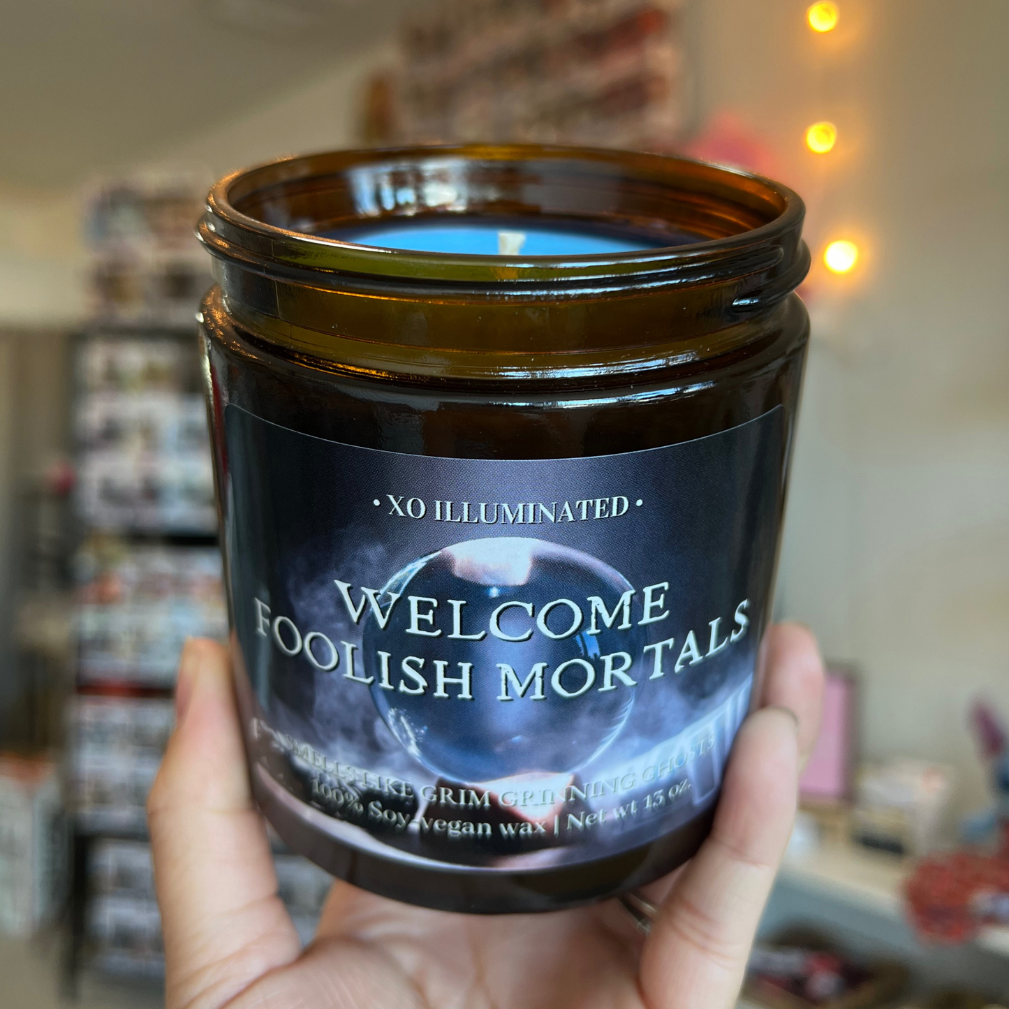 Welcome Foolish Mortals Candle