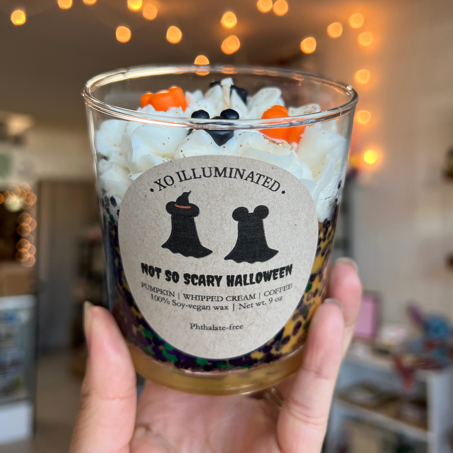 Spooktacular Not So Scary Halloween Candle