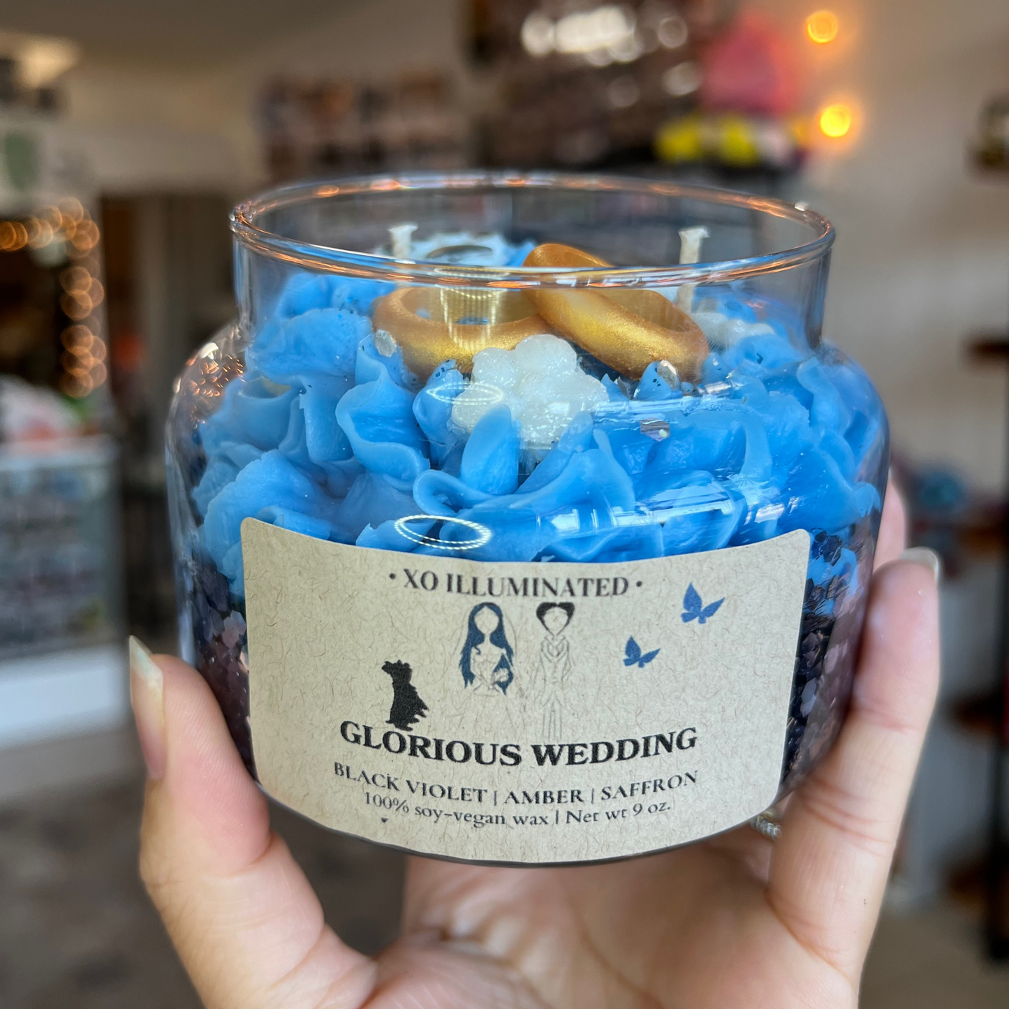 Spooktacular Glorious Wedding Candle
