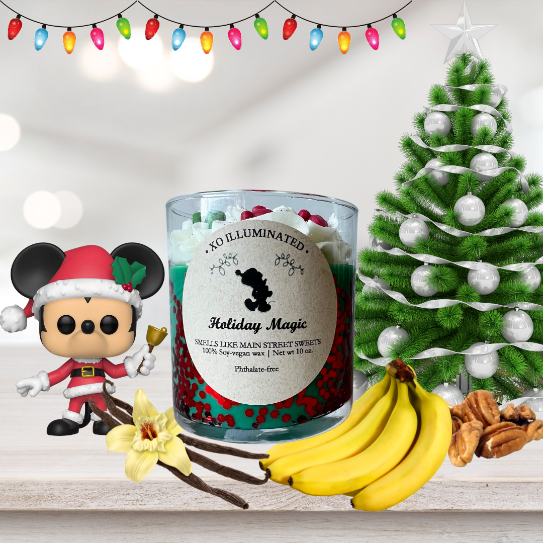 Christmassy Holiday Magic Candle