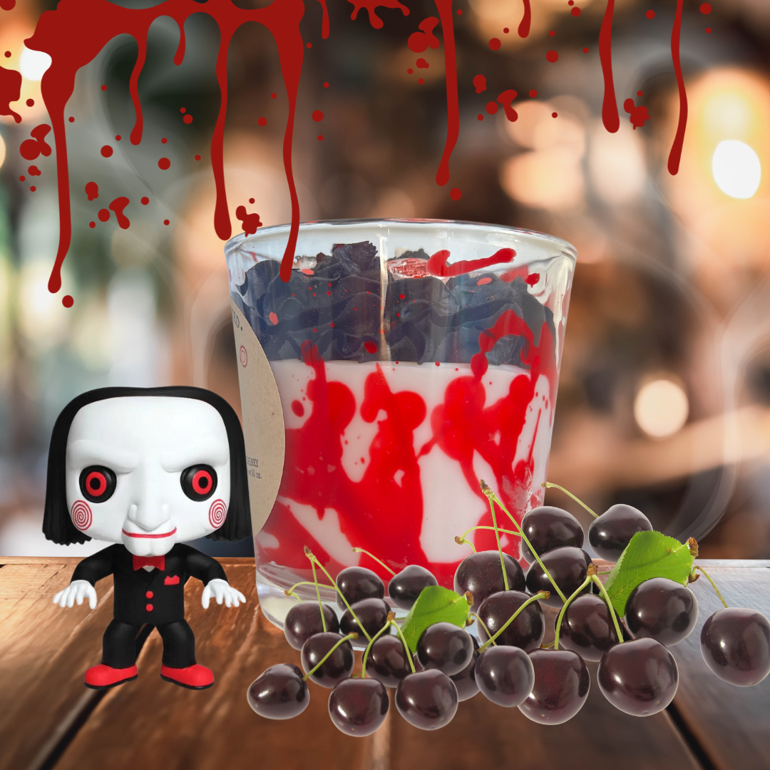 Spooktacular Jigsaw Candle