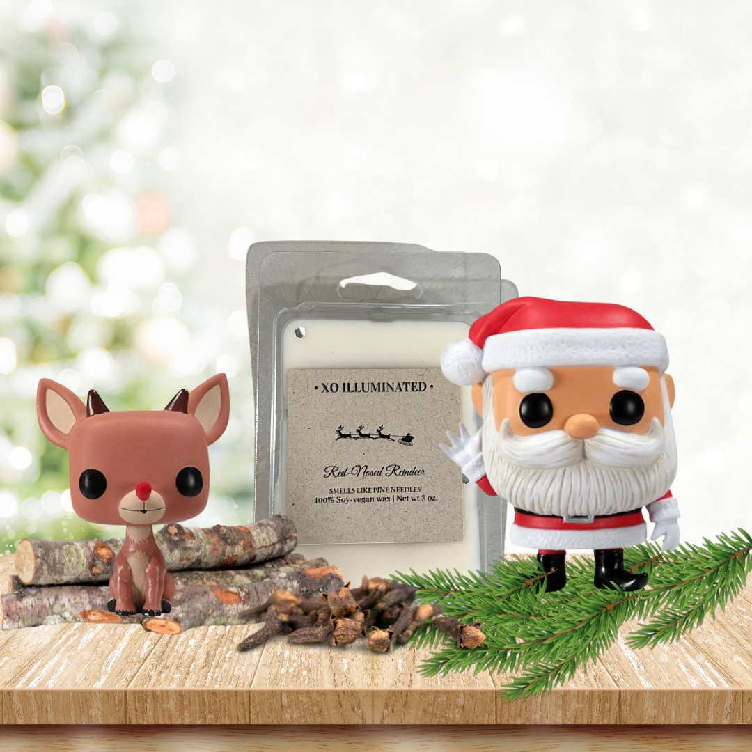 Christmassy Red-Nosed Reindeer Wax Melts
