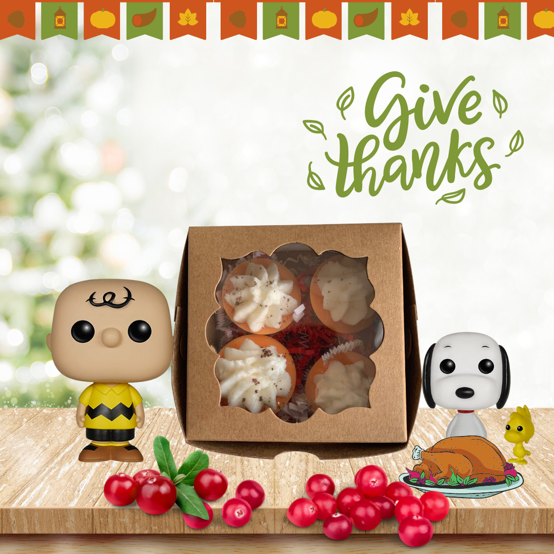 Christmassy Peanuts Thanksgiving Pie Wax Melts - XO Illuminated