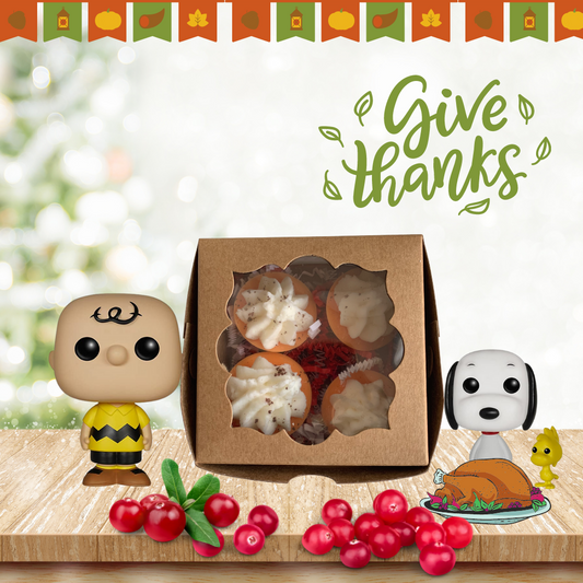 Christmassy Peanuts Thanksgiving Pie Wax Melts - XO Illuminated