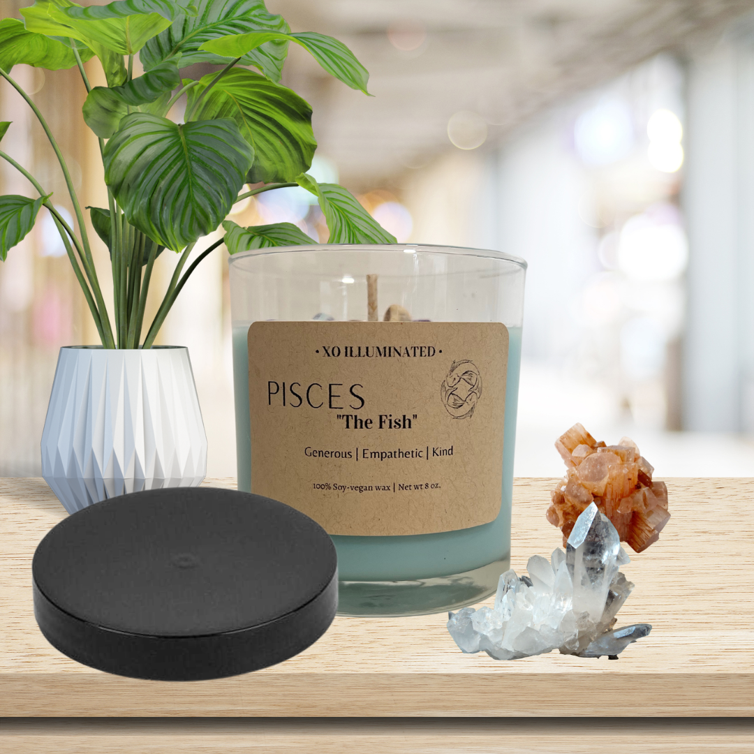 Pisces Zodiac Candle