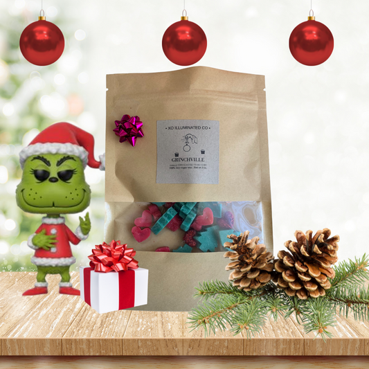 Christmassy Grinchville Wax Melts - XO Illuminated