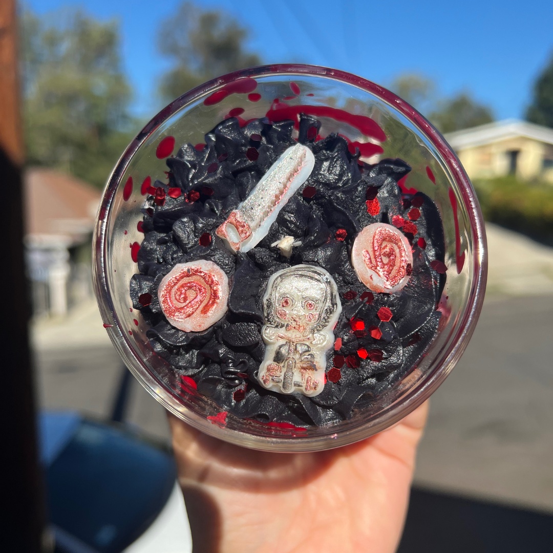Spooktacular Jigsaw Candle