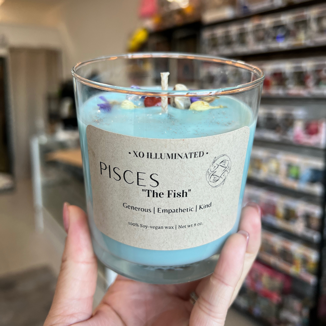 Pisces Zodiac Candle