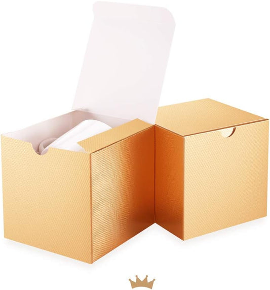Golden Paper Candle Box