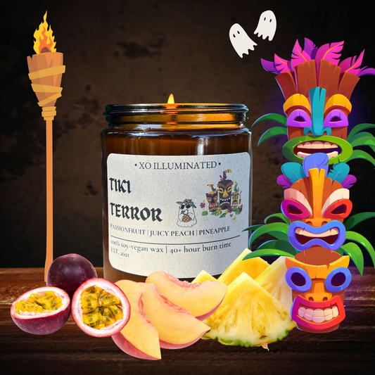 Spooktacular Tiki Terror Candle