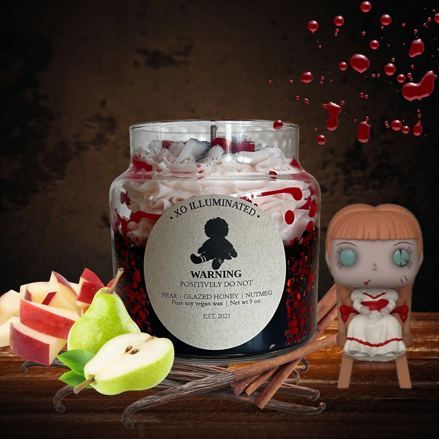 Spooktacular Haunted Heirloom Candle