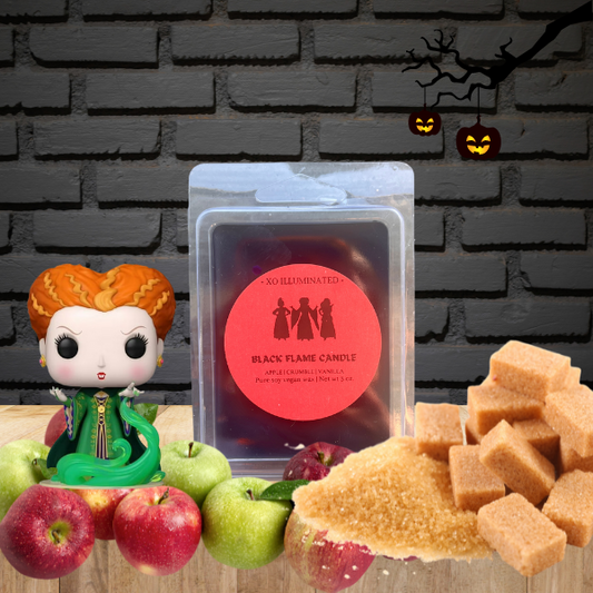 Spooktacular Black Flame Candle Wax Melts