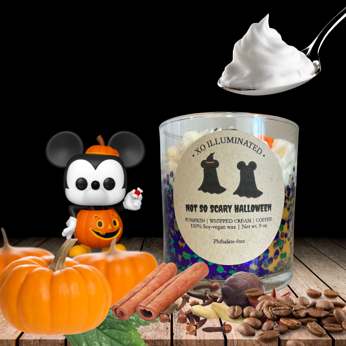 Spooktacular Not So Scary Halloween Candle