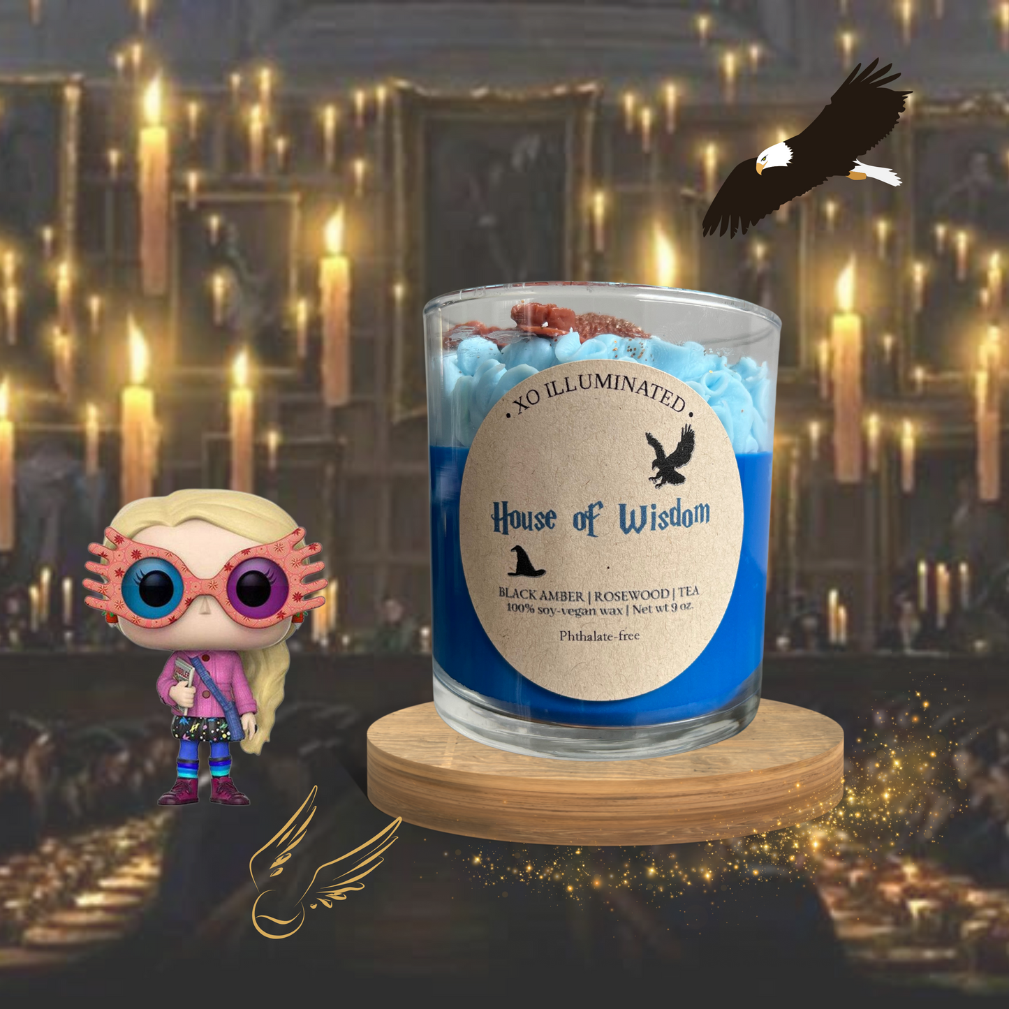 House of Wisdom - Ravenclaw Candle