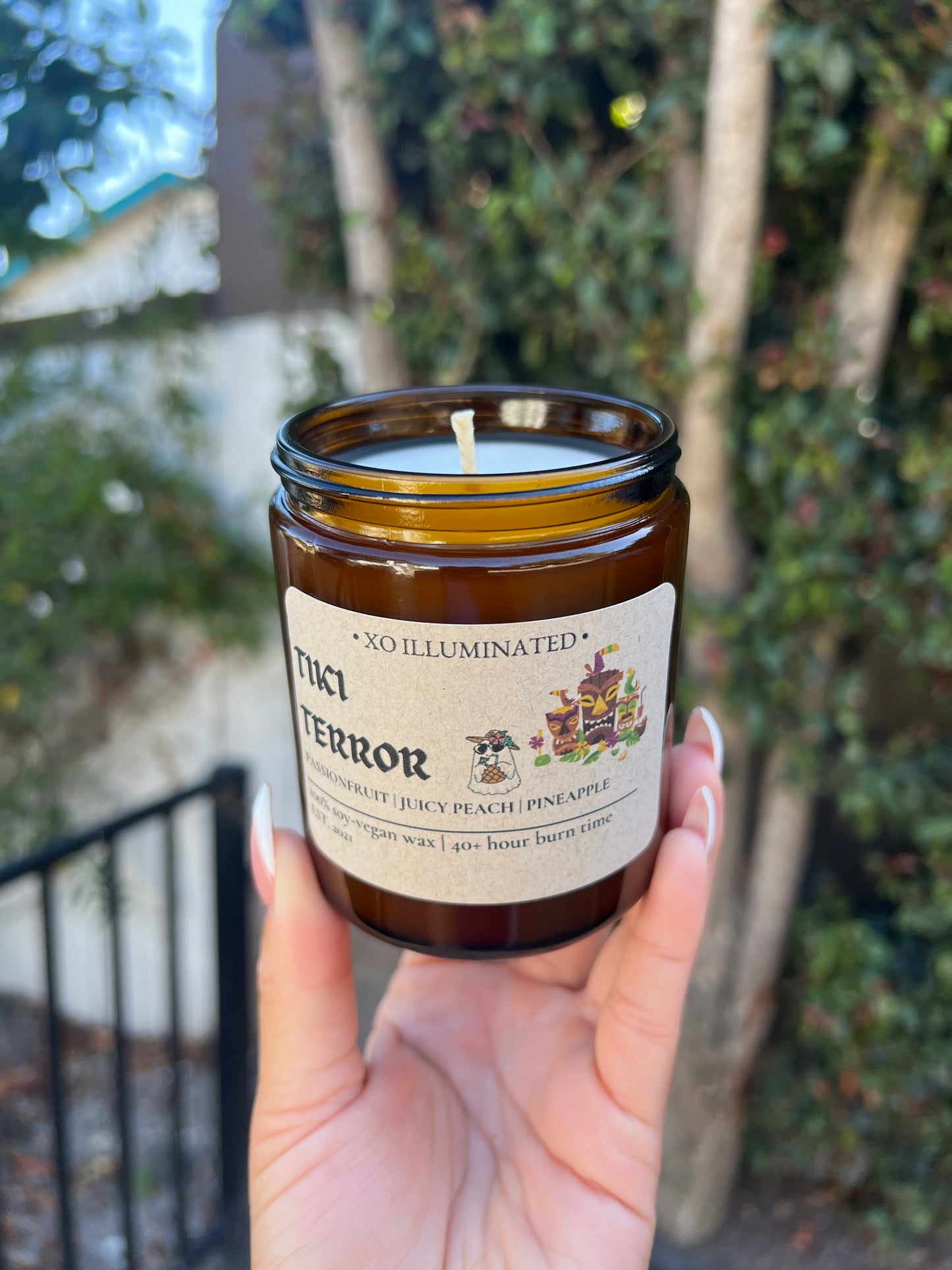 Spooktacular Tiki Terror Candle