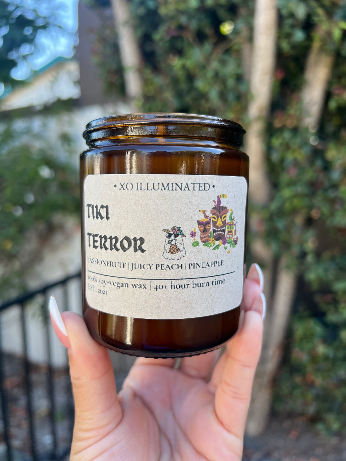 Spooktacular Tiki Terror Candle
