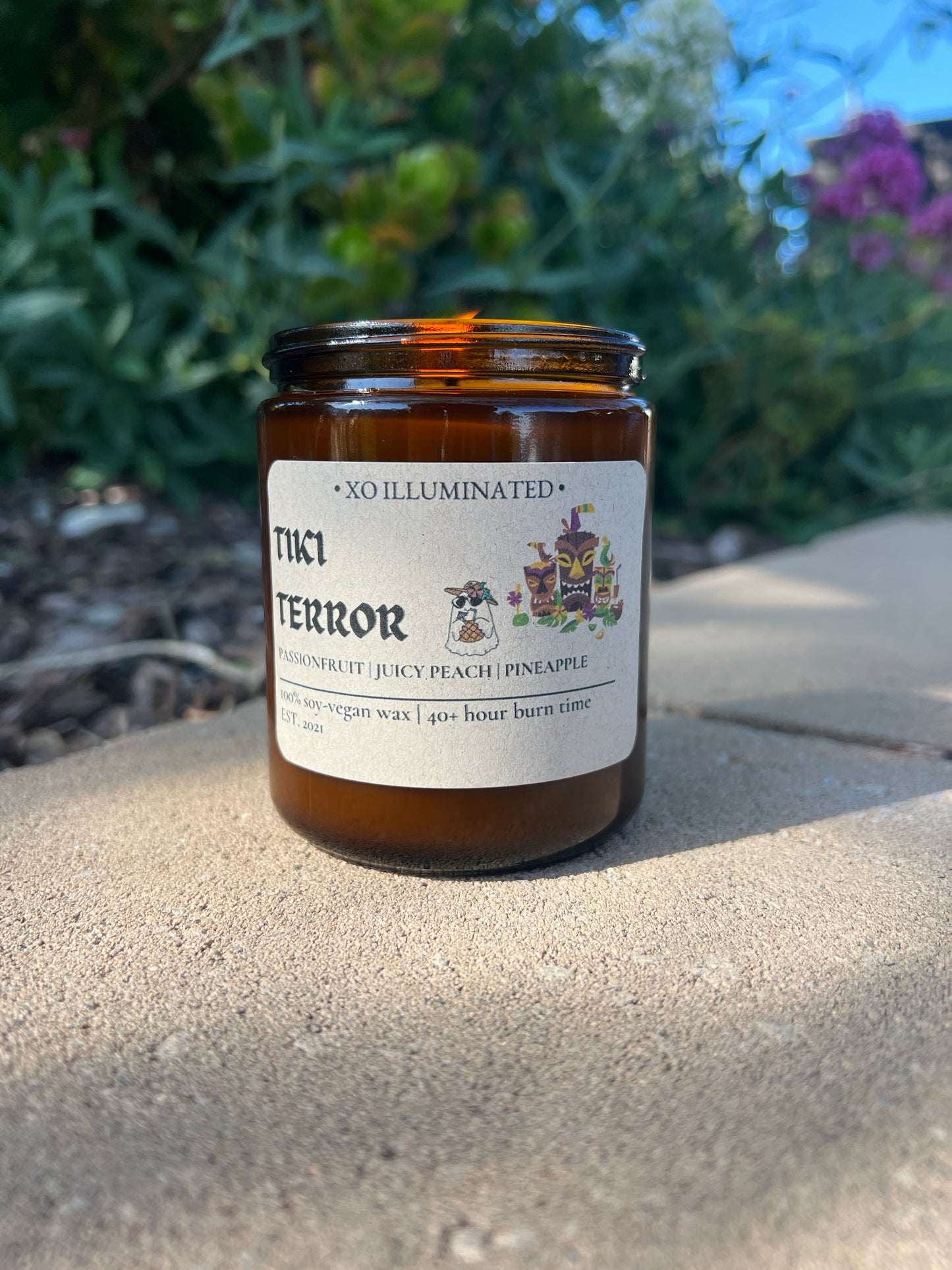 Spooktacular Tiki Terror Candle