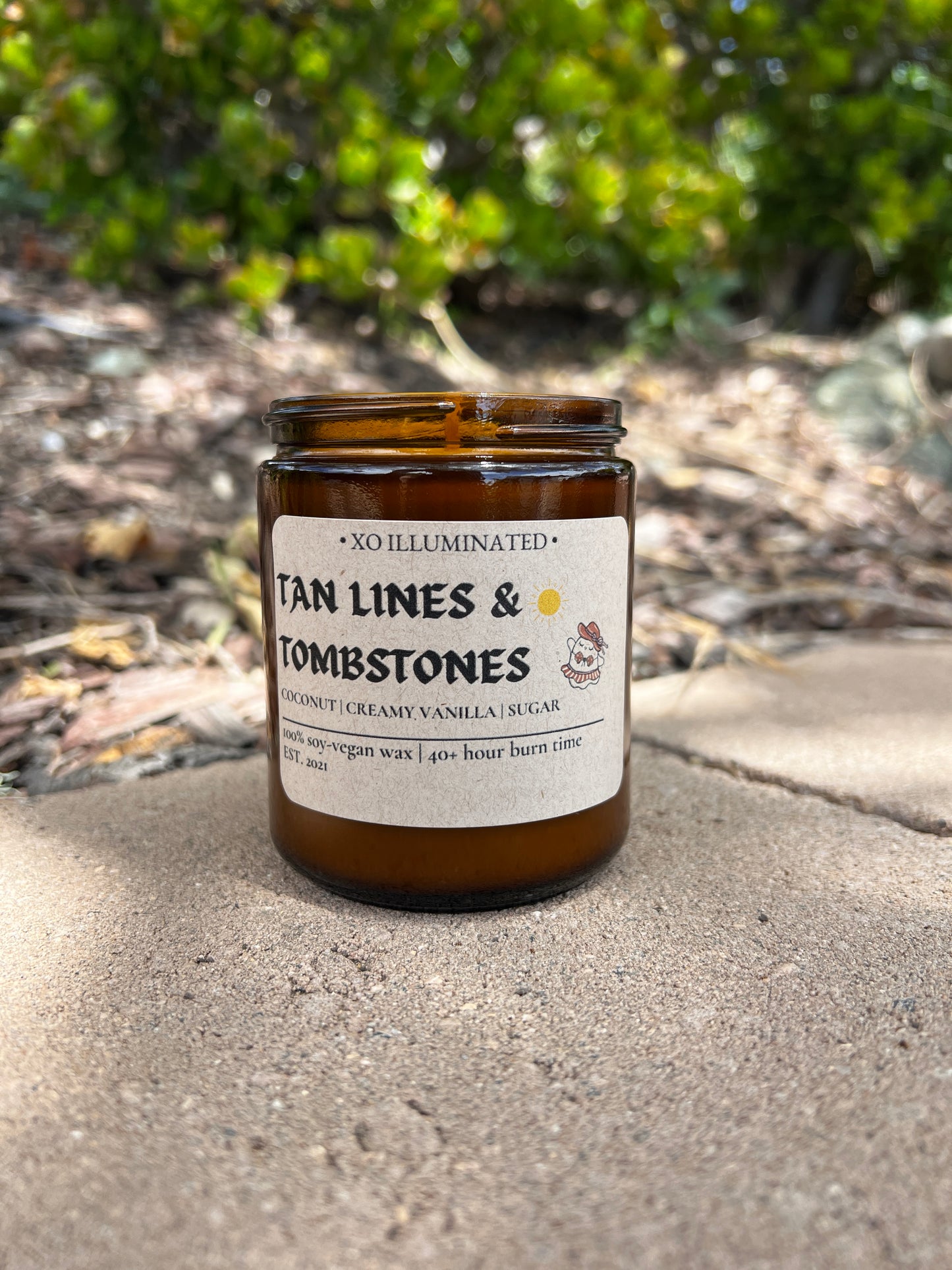Spooktacular Tan Lines & Tombstones Candle