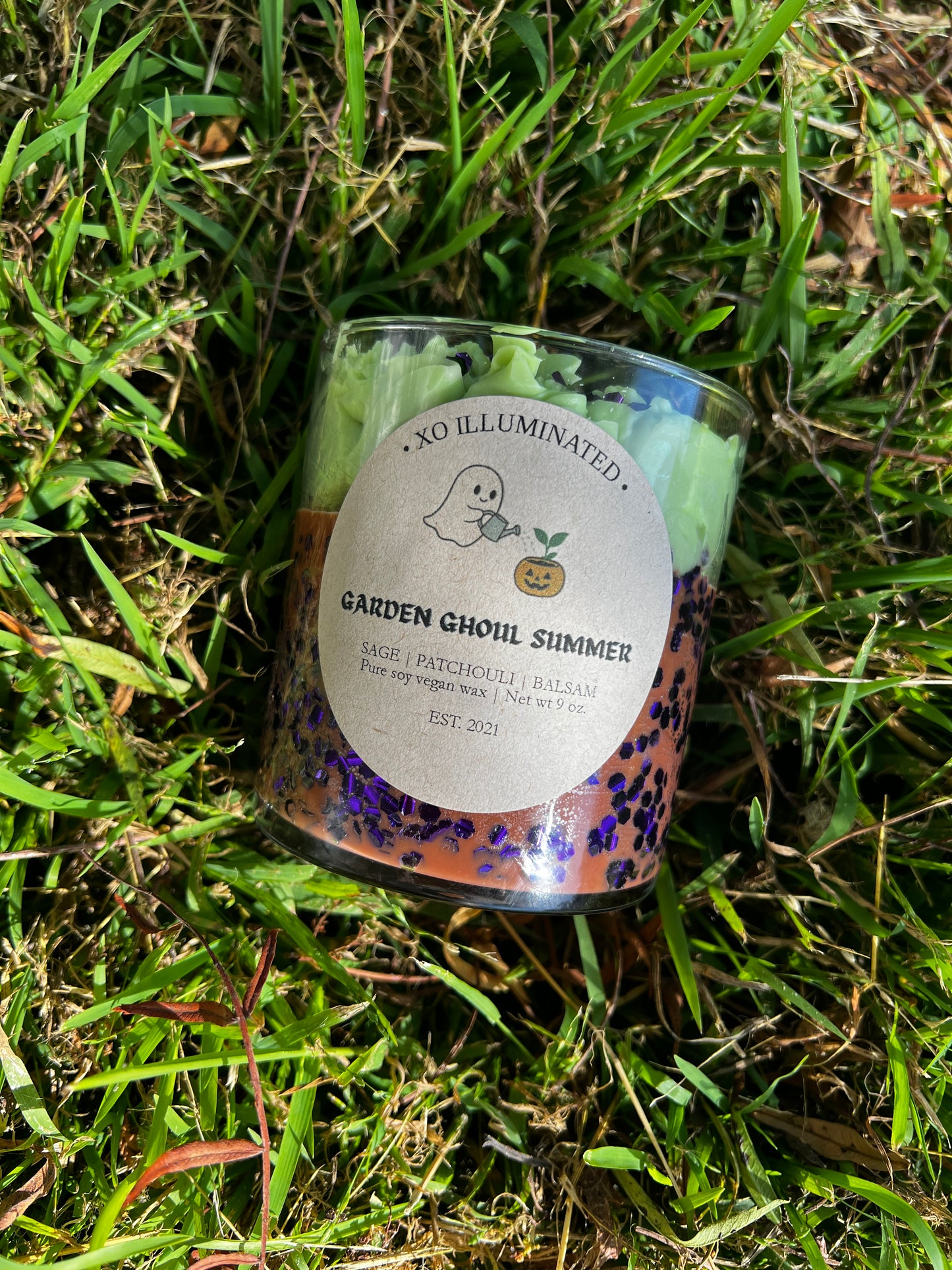 Spooktacular Garden Ghoul Summer Candle