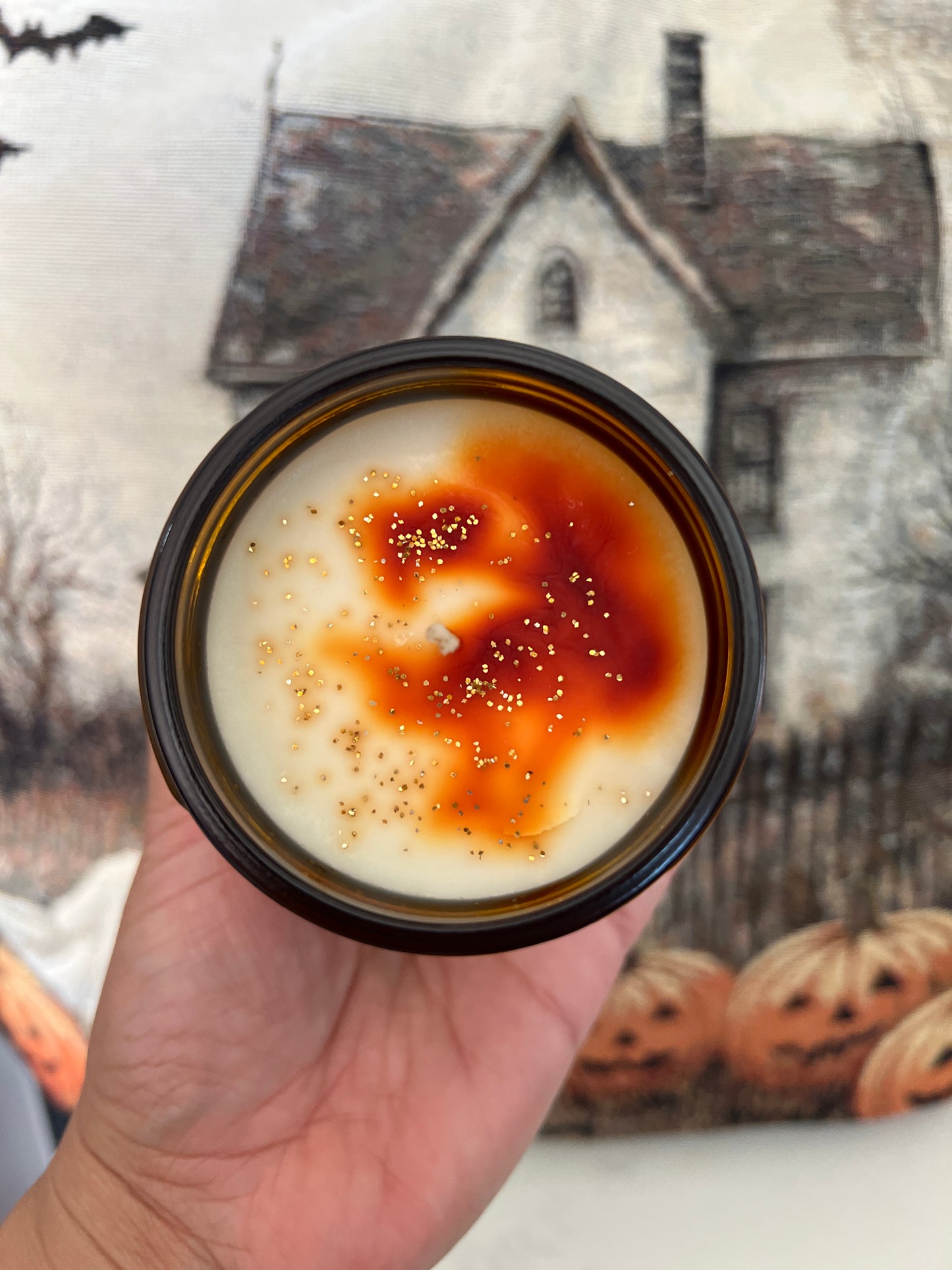 Spooktacular October Morning Candle