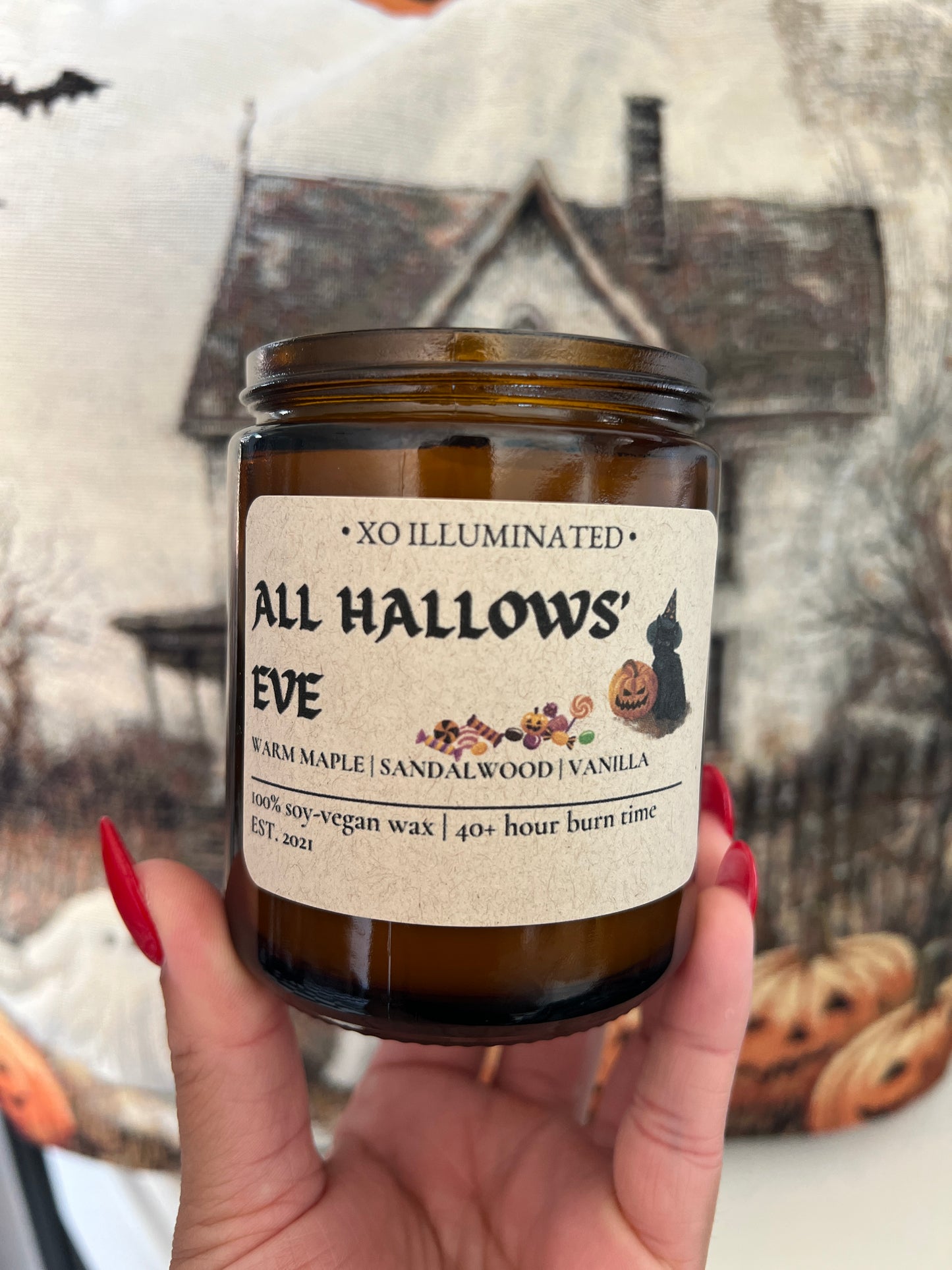 Spooktacular All Hallows' Eve Candle