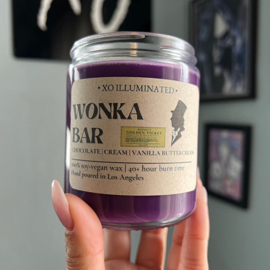 Wonka Bar Candle