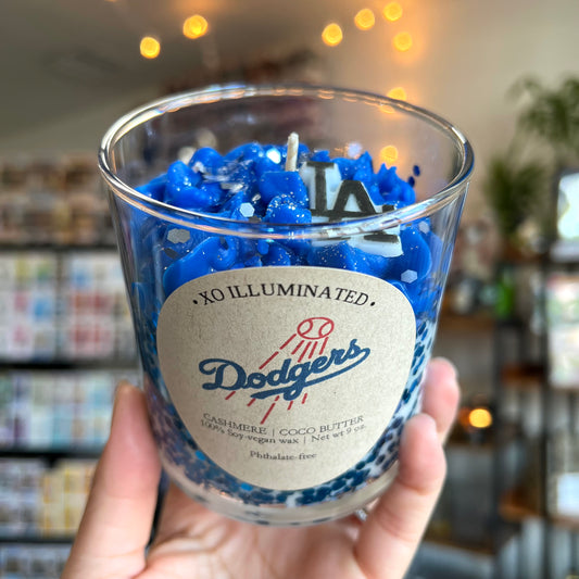 LA Dodgers Candle