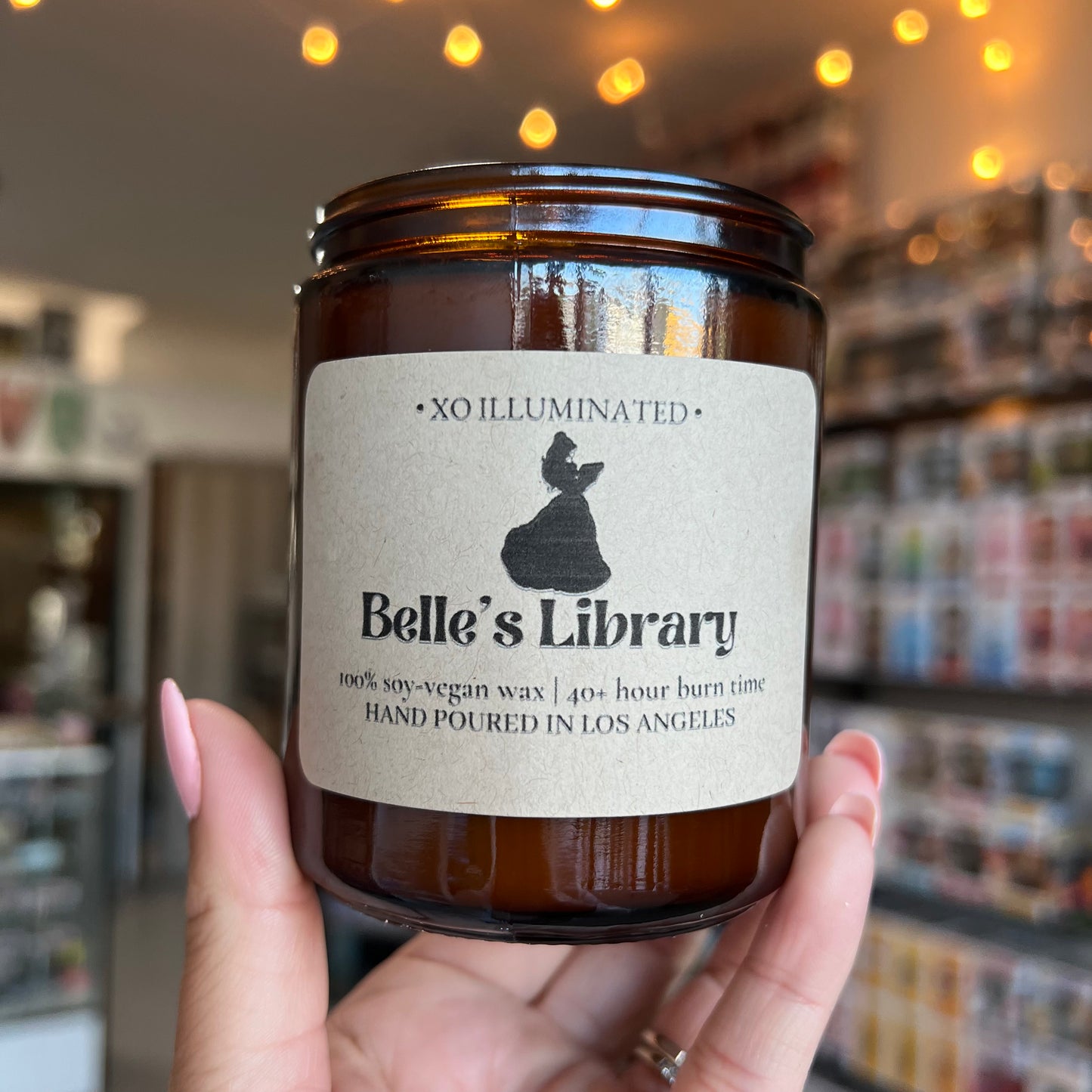 Belle's Library Candle