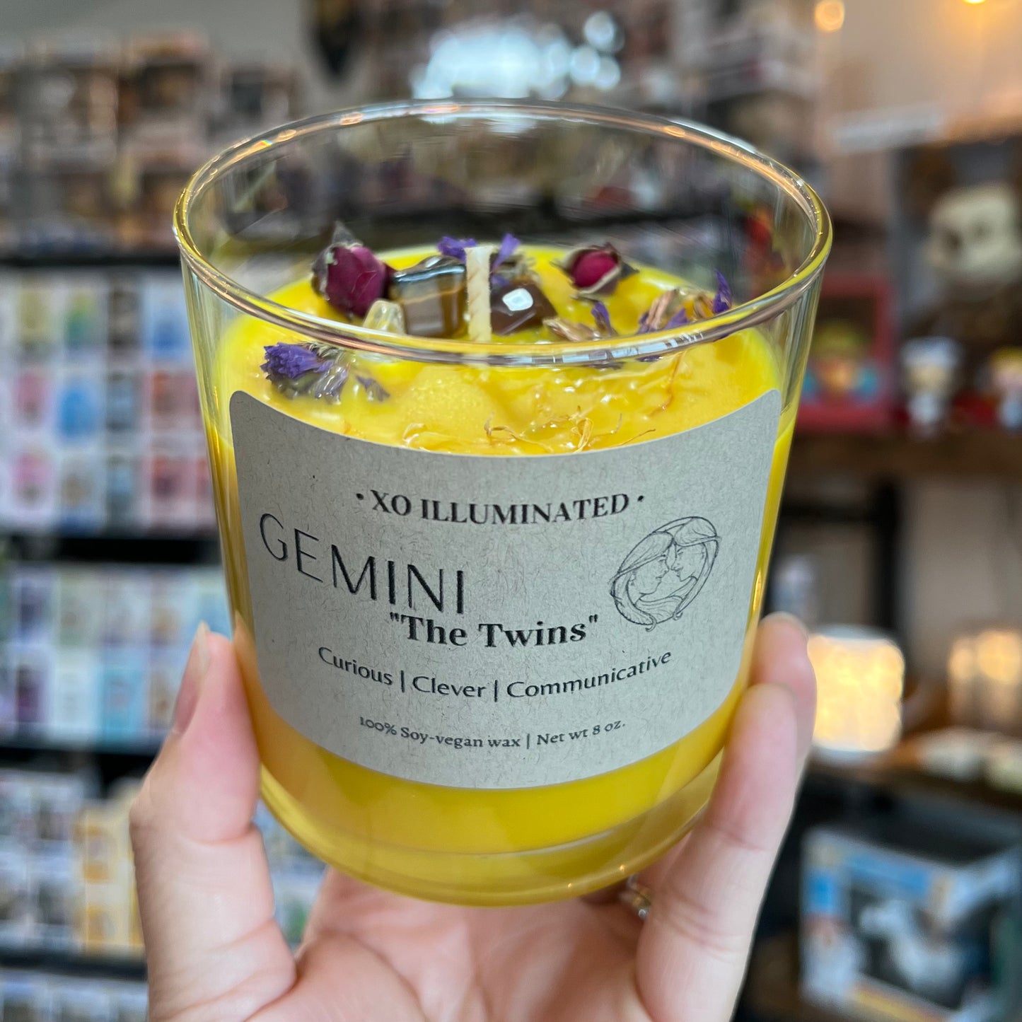 Gemini Zodiac Candle