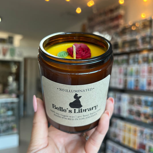 Belle's Library Candle