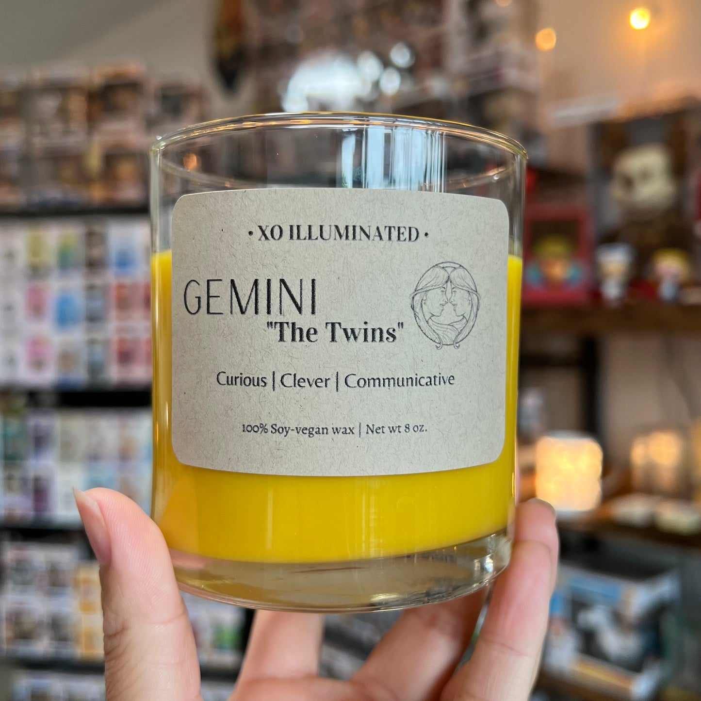 Gemini Zodiac Candle