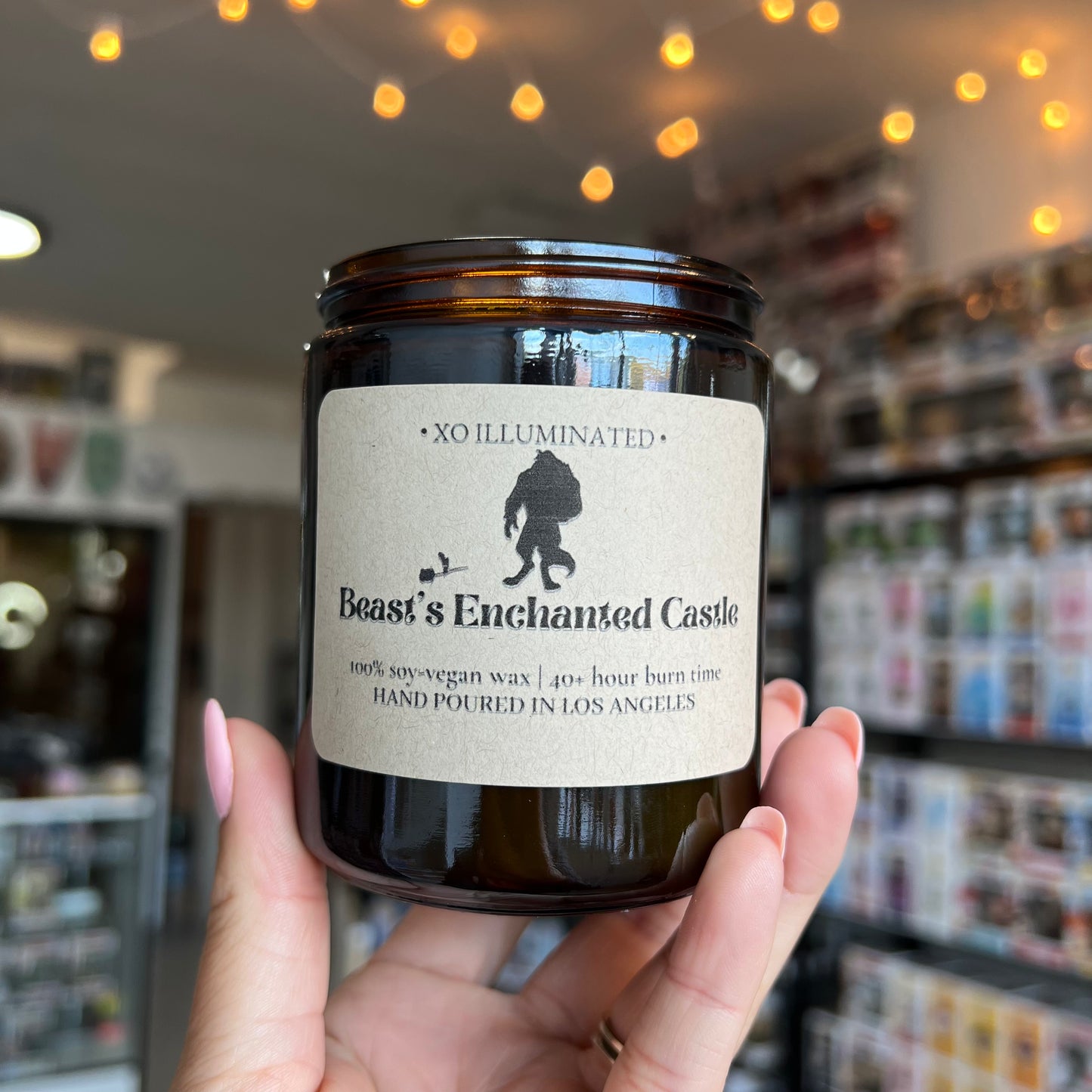 Beast's Enchanted Castle Candle