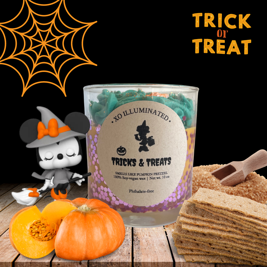 Spooktacular Tricks & Treats Candle - XO Illuminated 