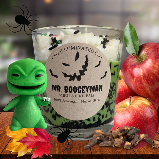 Villainous Mr. Boogeyman Candle - XO Illuminated 