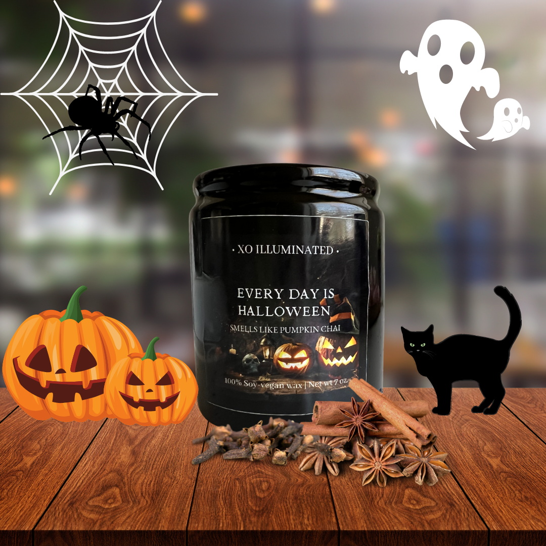 Spooktacular Every Day is Halloween Candle - XO Illuminated 