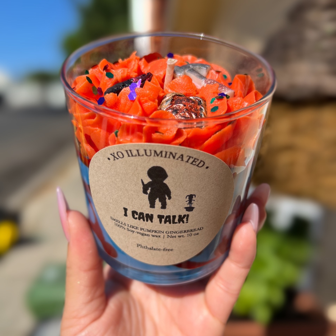 Spooktacular I Can Talk! Candle - XO Illuminated 