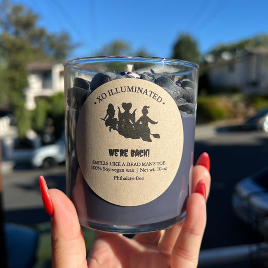Spooktacular We're Back! Candle